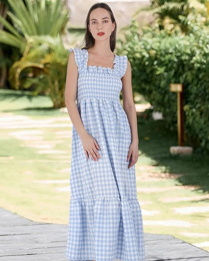 Viral Gingham Spring Dress